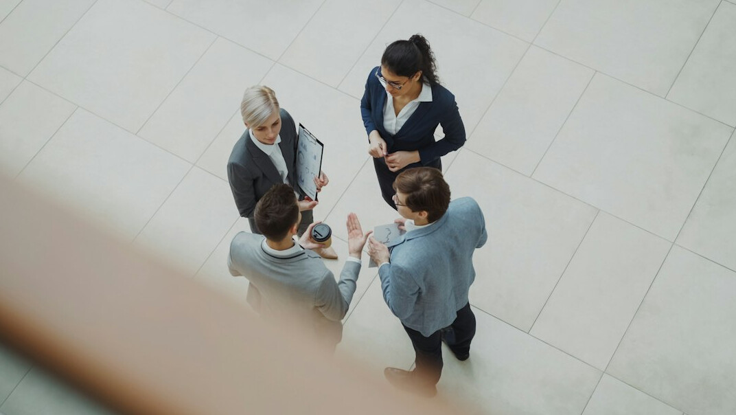 business team discussion